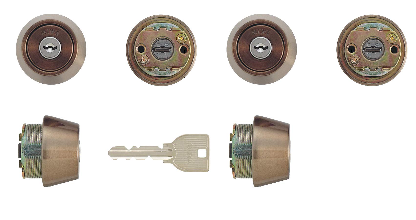 MIWA◆U9TE22.CYシリンダー(LSP)２個同一、１セット◆新品◆ Amazon.co.jp: MIWA(美和ロック) U9シリンダー LSPタイプ TE22 鍵 交換